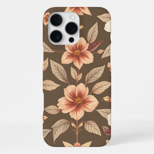 カラフルフラワー iPhoneケース (裏面)