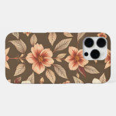 カラフルフラワー iPhoneケース (裏面横)