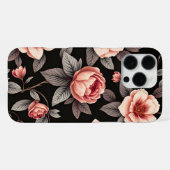 カラフルフラワー iPhoneケース (裏面横)