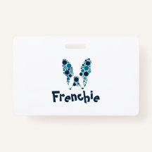 カラフルフランスのサークル付きブルドッグ