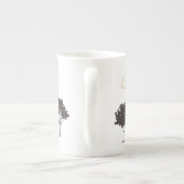 カラフルフランスのマカロン遊誕生日 ボーンチャイナマグカップ (裏面)