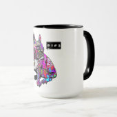 カラフルフランスの マグカップ (正面右)