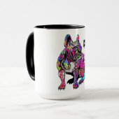 カラフルフランスの マグカップ (正面左)