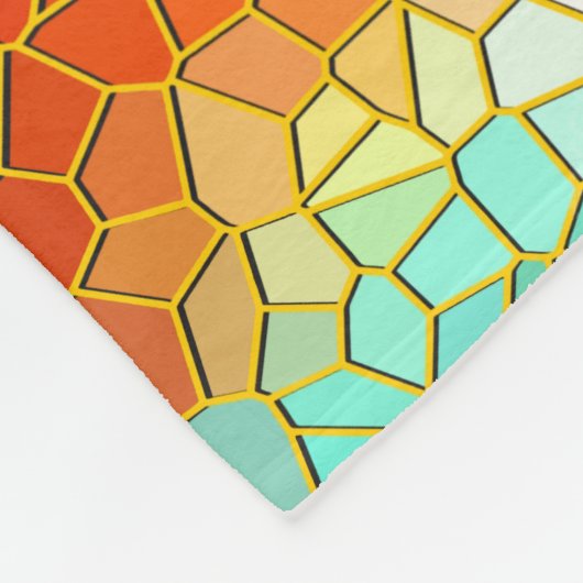 カラフルフリースブランケット フリースブランケット (角)