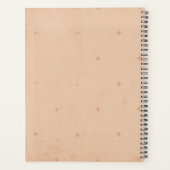 カラフルフローラかわいらしヴィンテージ収集（月単位） プランナー手帳 (裏面)