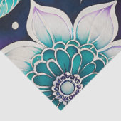 カラフルフローラろうけつ染めアートティッシュペーパー 薄葉紙 (詳細)