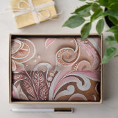 カラフルフローラろうけつ染めアートティッシュペーパー 薄葉紙 (ギフト)