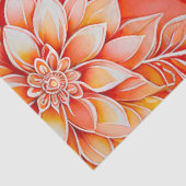 カラフルフローラろうけつ染めアートティッシュペーパー 薄葉紙 (詳細)