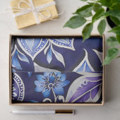 カラフルフローラろうけつ染めアートティッシュペーパー 薄葉紙 (ギフト)