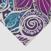 カラフルフローラろうけつ染めアートティッシュペーパー 薄葉紙 (詳細)