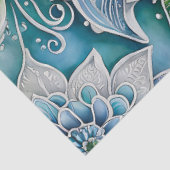 カラフルフローラろうけつ染めアートティッシュペーパー 薄葉紙 (詳細)