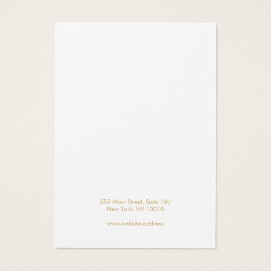 カラフルフローライヤリングジュエリー表示カード (裏面)