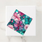 カラフルフローラインクアートギフトラベル フェイバータグ (インサイチュ)