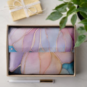 カラフルフローラインクアートティッシュペーパー 薄葉紙 (ギフト)