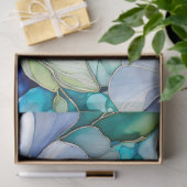 カラフルフローラインクアートティッシュペーパー 薄葉紙 (ギフト)