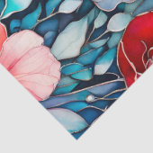 カラフルフローラインクアートティッシュペーパー 薄葉紙 (詳細)