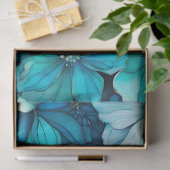 カラフルフローラインクアートティッシュペーパー 薄葉紙 (ギフト)