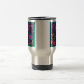 カラフルフローラインスパイアおもしろい検査 トラベルマグ (中央)