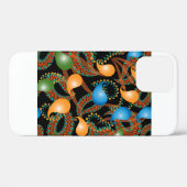 カラフルフローラエスニック3dペイズリーシームレスパターン Case-Mate iPhoneケース (裏面 (横))