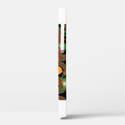 カラフルフローラエスニック3dペイズリーシームレスパターン Case-Mate iPhoneケース (裏面 / 左)