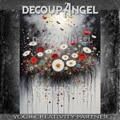 カラフルフローラオーナメントバージョン – デコページ – 薄葉紙