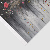 カラフルフローラオーナメント水平 – デコページ –  薄葉紙 (詳細)