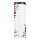 カラフルフローラカスタムハ企業のッピーホリデー タンブラー (裏面)