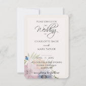 カラフルフローラガーデンウォーターカラー招待状 招待状 (正面)