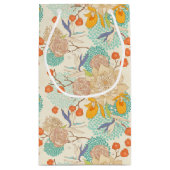 カラフルフローラガーデン模様 スモールペーパーバッグ (裏面)