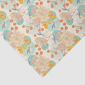 カラフルフローラガーデン模様 薄葉紙 (詳細)