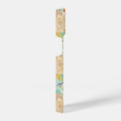 カラフルフローラガーデン模様 iPhoneケース (右側面)