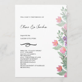 カラフルフローラガーデン水彩手絵を描型 プログラム