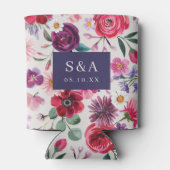 カラフルフローラクーラーボックス 缶クーラー (裏面)