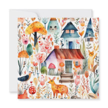 カラフルフローラコテージのコアパターン