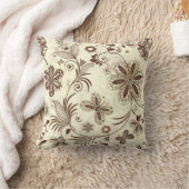 カラフルフローラシームレスパターン クッション (ブランケット)