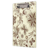 カラフルフローラシームレスパターン クリップボード (左)