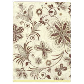 カラフルフローラシームレスパターン クリップボード (裏面)