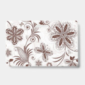 カラフルフローラシームレスパターン バッジ (裏面)