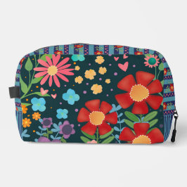 カラフルフローラストライプレッド・ブルー ドップキット