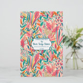 カラフルフローラソープ紙シート – Satin (スタンド正面)