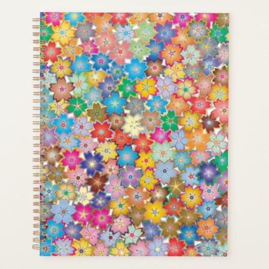 カラフルフローラデザインプランナー/開催者 プランナー手帳 (正面)