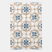 カラフルフローラデザイン キッチンタオル (縦)