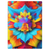 カラフルフローラデザイン クリップボード (裏面)