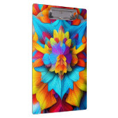 カラフルフローラデザイン クリップボード (右)