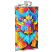 カラフルフローラデザイン フラスク (右)