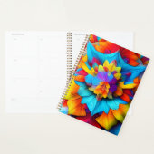 カラフルフローラデザイン プランナー手帳 (ディスプレー)
