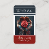 カラフルフローラバラフローラショップDesigner所有者 名刺 (正面)