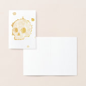 カラフルフローラバーストスカル 箔カード (ディスプレー)