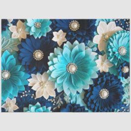 カラフルフローラファブリックアートティッシュペーパー 薄葉紙