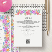 カラフルフローラフィ結婚エスタ詳細 エンクロージャーカード